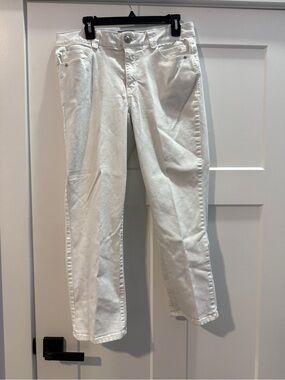 Democracy Petite White High-Rise Jeans
